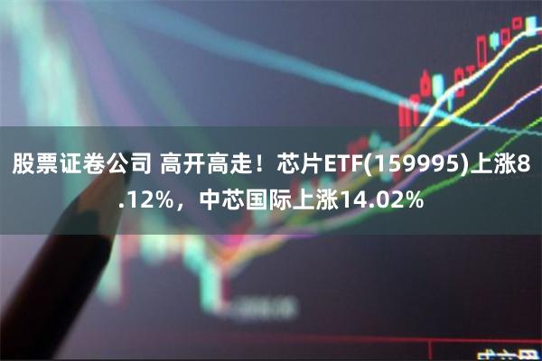 股票证卷公司 高开高走！芯片ETF(159995)上涨8.12%，中芯国际上涨14.02%